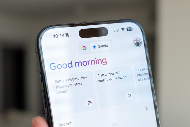 Google Gemini on iPhone