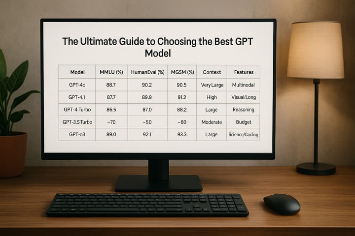 The Ultimate Guide to Choosing the Best GPT Model: Benchmark, Efficiency, and Usage Limits