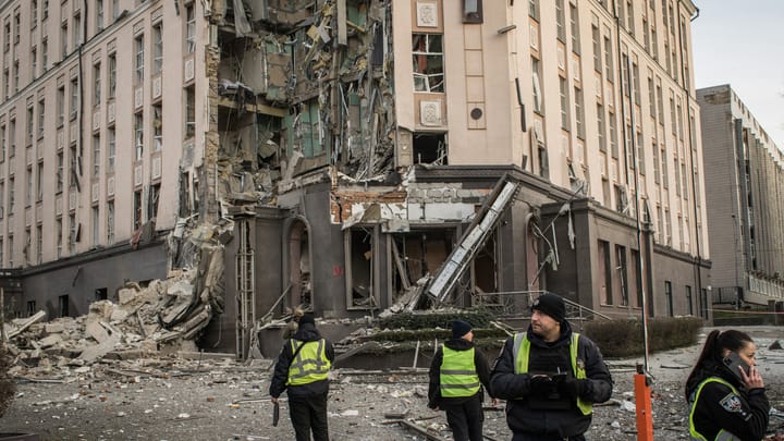 Wave of Russian Attacks Hits Ukraine