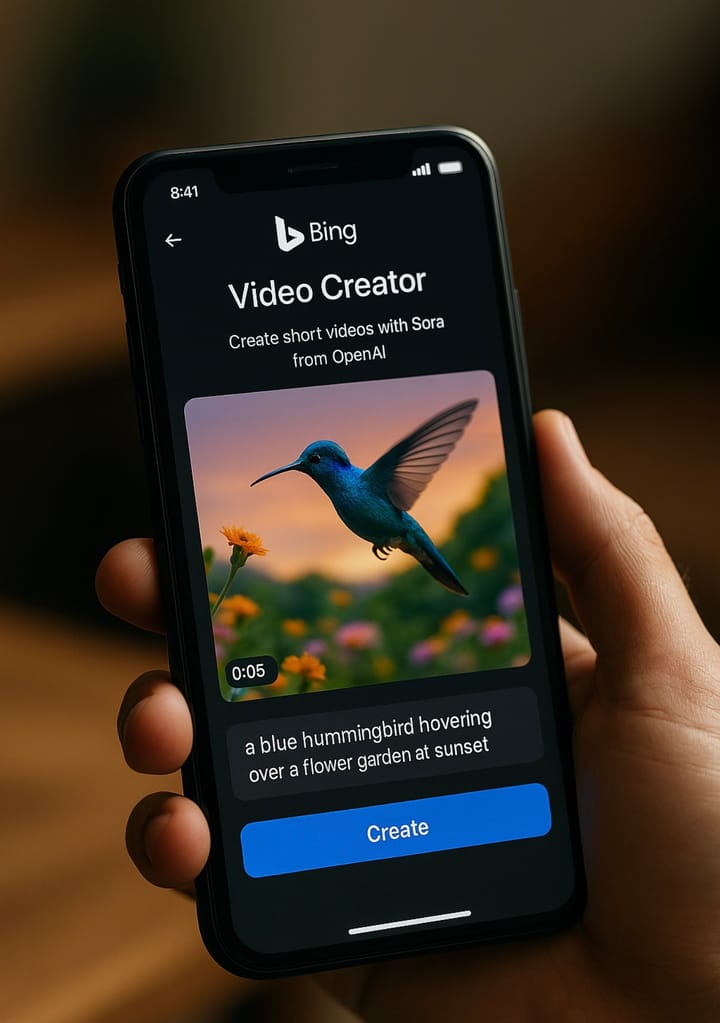 Microsoft Launches Free Bing Video Creator Powered by Sora AI