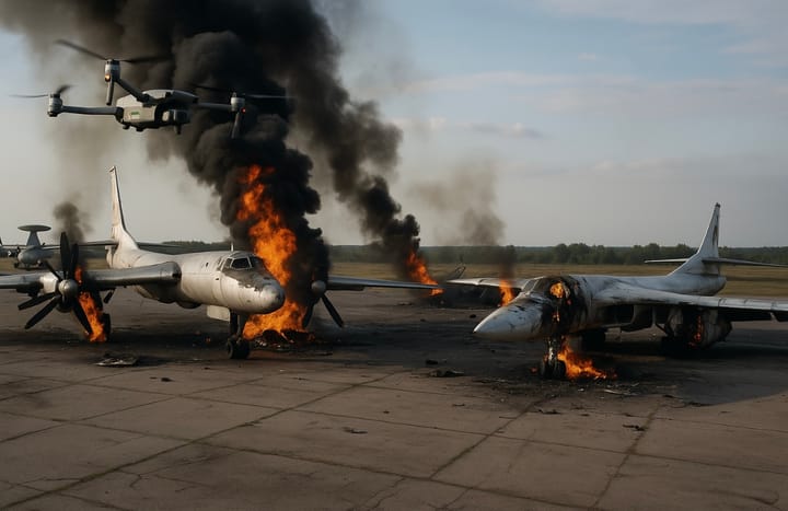 Ukrainian Drone Strike Cripples Russia’s Strategic Bomber Fleet