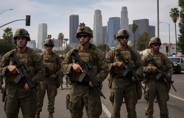Trump Deploys Marines and National Guard to Los Angeles