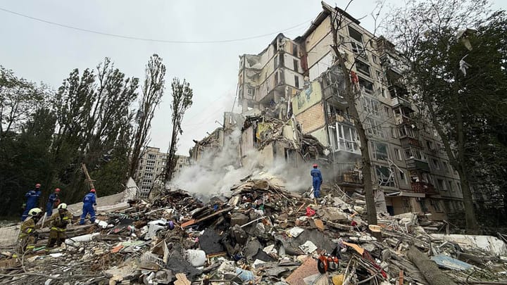 Russian Strike on Kyiv Kills 31 Civilians